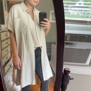 Billy Reid 100% Raw Silk | Size Small